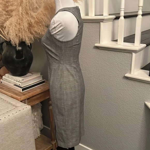 Banana Republic GLEN PLAID SPORTIF SHEATH DRESS PETITE SIZE 0 - Picture 4 of 8